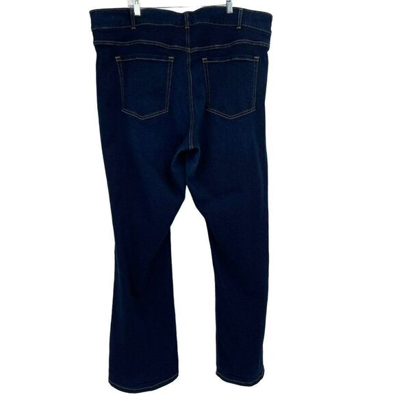 Lane Bryant Flex Magic Waistband High Rise Bootcut Jeans Dark Wash 26 Long - Picture 5 of 10